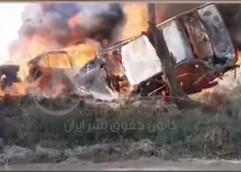 5 fuel carriers in Iranshahr burned in fire by direct fire of IRGC agents