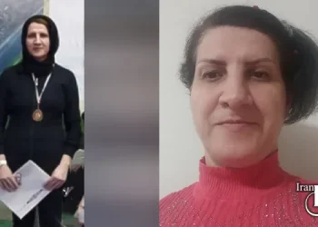 Yalda Imamdost, a long-distance runner champion of Isfahan, in Daulat Abad prison