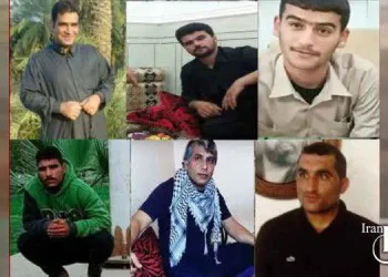 Six political prisoners were sentenced to death in Khuzestan province