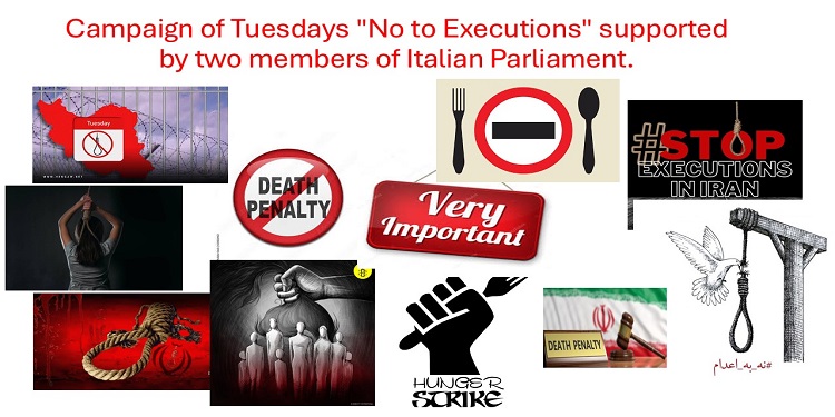Campaign of Tuesdays No to Executions supported by two members of Italian Parliament.