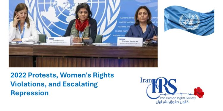 2022 Protests, Women's Rights Violations, and Escalating Repression