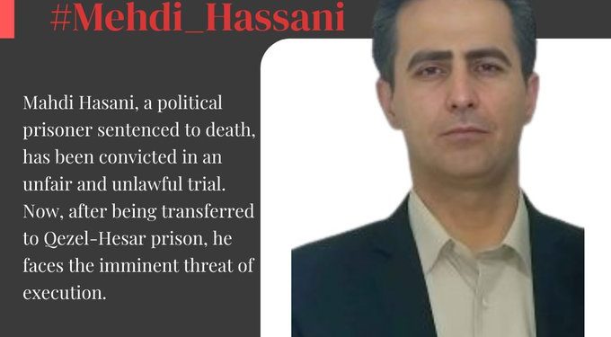 His life is in danger, and the regime may execute him at any moment.