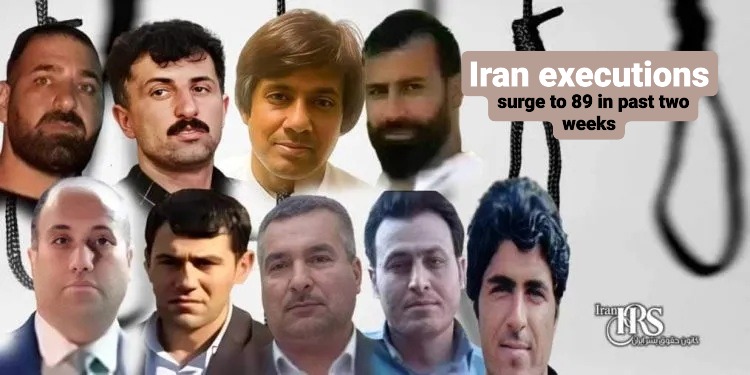 Iran executions surge to 89 in September 2025, with 15 prisoners executed in Sanandaj, Qezel Hesar, and more