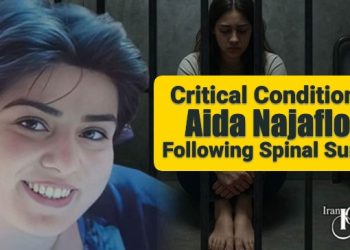 Continued detention of Aida Najafloo under current conditions by the authorities, according to physicians' opinions, could lead to permanent paralysis and irreparable damage.
