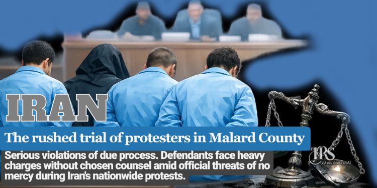 The rushed trial of protesters in Malard County