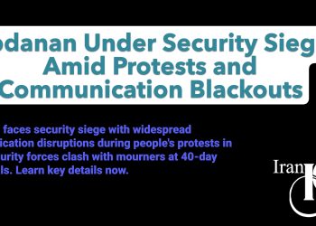 Abdanan faces security siege with widespread communication disruptions during people's protests in Iran