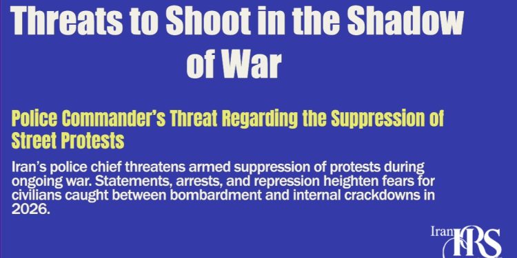 Threat of Armed Suppression Against Protesters