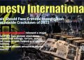 Amnesty International: 87 Officials Should Face Criminal Investigation for the Nationwide Crackdown of 2022