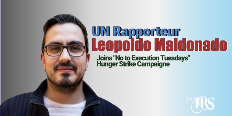 UN Rapporteur Leopoldo Maldonado Joins Hunger Strike Over Iran Executions